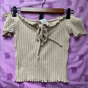 nude windsor top